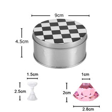 Load image into Gallery viewer, Kalolary Pink Nail Art Holder Practice Stand