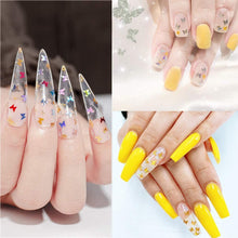 Load image into Gallery viewer, Kalolary 12 Grids 3D Butterfly Nail Art Glitter Sequins
