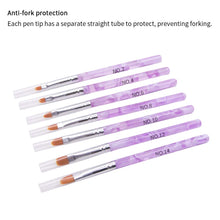 Load image into Gallery viewer, Kalolary 7 PCS UV Gel Nail Brush