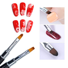 Load image into Gallery viewer, Kalolary 2 Pcs Acrylic UV Gel Dual-Ended Gel Brush

