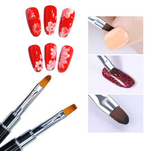 Load image into Gallery viewer, Kalolary 2 Pcs Acrylic UV Gel Dual-Ended Gel Brush