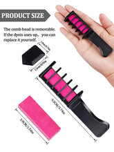 Load image into Gallery viewer, Kalolary Pink Hair Chalk Comb 10 PCS