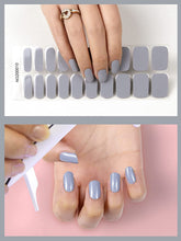 Load image into Gallery viewer, Kalolary Gray Series Nail Gel Polish Strips 20 PCS