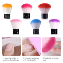 Load image into Gallery viewer, Kalolary 6Pcs Colorful Nail Art Dust Brush