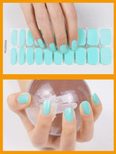 Load image into Gallery viewer, Kalolary Light Green Series Nail Gel Polish Strips 20 PCS