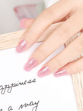 Load image into Gallery viewer, Kalolary Pink Glitter Series Nail Gel Polish Strips 20 PCS