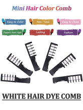 Load image into Gallery viewer, Kalolary White Hair Chalk Comb 10 PCS