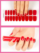Load image into Gallery viewer, Kalolary Red Series Nail Gel Polish Strips 20 PCS