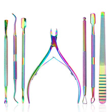 Load image into Gallery viewer, Kalolary 7Pcs Cuticle Nippers and Cutter Kit