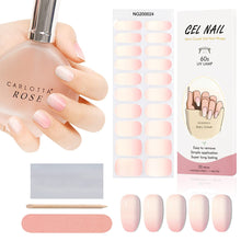 Load image into Gallery viewer, Kalolary Gradient Pink Series Nail Gel Polish Strips 20 PCS