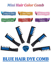 Load image into Gallery viewer, Kalolary Blue Hair Chalk Comb 10 PCS
