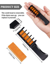 Load image into Gallery viewer, Kalolary Orange Hair Chalk Comb 10 PCS