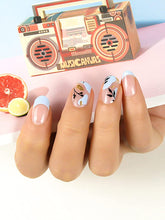 Load image into Gallery viewer, Kalolary French Blue Series Nail Gel Polish Strips 20 PCS