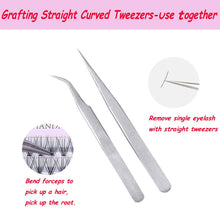 Load image into Gallery viewer, Kalolary 22PCS Eyelash Grafting Set Eyelash Extension For Starter Use Grafting Set Eyelashes