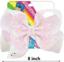 Load image into Gallery viewer, Kalolary Large Hair Bows Alligator Clips Grosgrain Ribbon Hair Barrettes Accessories