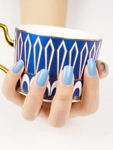 Load image into Gallery viewer, Kalolary Blue Nail Gel Polish Strips 20 PCS