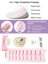 Load image into Gallery viewer, Kalolary Pink Series Nail Gel Polish Strips 20 PCS