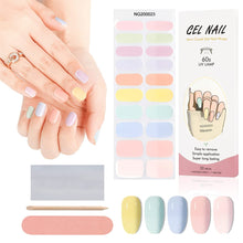 Load image into Gallery viewer, Kalolary Colorful Series Nail Gel Polish Strips 20 PCS