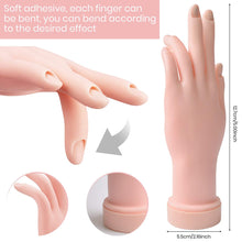 Load image into Gallery viewer, Kalolary Nail Hand Practice set for Acrylic Nails (Natural)