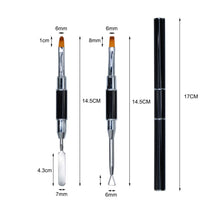Load image into Gallery viewer, Kalolary 2 Pcs Acrylic UV Gel Dual-Ended Gel Brush