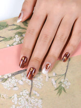 Load image into Gallery viewer, Kalolary French Amber Series Nail Gel Polish Strips 20 PCS
