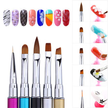 Load image into Gallery viewer, Kalolary 5 PCS UV Gel Acrylic Nail Brush