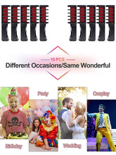 Load image into Gallery viewer, Kalolary Red Hair Chalk Comb 10 PCS