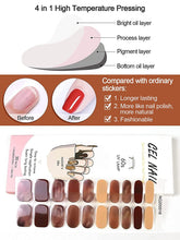 Load image into Gallery viewer, Kalolary Amber Series Nail Gel Polish Strips 20 PCS