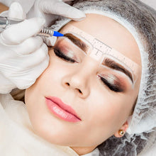 Load image into Gallery viewer, Kalolary Eyebrow Mapping String for Microblading with 100Pcs Eyebrow Ruler