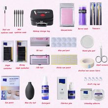 Load image into Gallery viewer, Kalolary 22PCS Eyelash Grafting Set Eyelash Extension For Starter Use Grafting Set Eyelashes