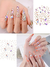Load image into Gallery viewer, KALOLARY AB Diamond Nail Rhinestones