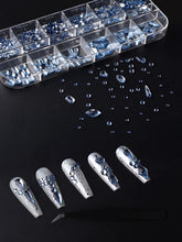 Load image into Gallery viewer, KALOLARY Light Blue Diamond Rhinestones