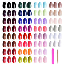 Load image into Gallery viewer, Kalolary Short Colorful False Nails 720 Pcs