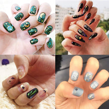 Load image into Gallery viewer, KALOLARY 12 Sheets Metallic Self-Adhesive Nail Stickers