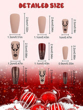 Load image into Gallery viewer, Kalolary Christmas False Nail 96 Pcs (B style)