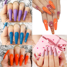 Load image into Gallery viewer, Kalolary Long Coffin False Nails 240PCS($0.05/pcs)