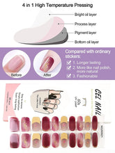 Load image into Gallery viewer, Kalolary Pink Prince Series Nail Gel Polish Strips 20 PCS