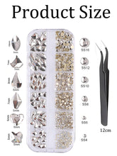 Load image into Gallery viewer, KALOLARY White Diamond Rhinestones