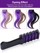 Load image into Gallery viewer, Kalolary Purple Hair Chalk Comb 10 PCS