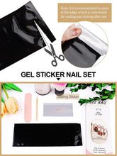 Load image into Gallery viewer, Kalolary Dark Red Series Nail Gel Polish Strips 20 PCS