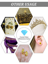 Load image into Gallery viewer, KALOLARY Lemon Yellow Diamond Rhinestones