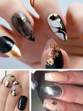 Load image into Gallery viewer, Kalolary Gold Foil Flakes Silver Flakes for Nails 2 Boxes