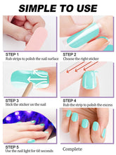 Load image into Gallery viewer, Kalolary Pink Series Nail Gel Polish Strips 20 PCS