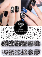 Load image into Gallery viewer, KALOLARY Mineral Black Diamond Rhinestones