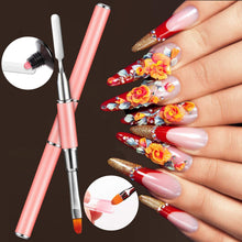 Load image into Gallery viewer, Kalolary 120PCS Clear Nail Dual Forms Tips Sets with 50pcs Nail Art Forms Stickers