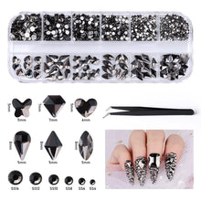Load image into Gallery viewer, KALOLARY Mineral Black Diamond Rhinestones
