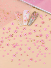 Load image into Gallery viewer, Kalolary 3D Flower Nail Charms Rhinestone