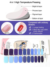 Load image into Gallery viewer, Kalolary Blue Series Nail Gel Polish Strips 20 PCS