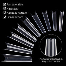 Load image into Gallery viewer, Kalolary XXL Long Coffin Nail Tips 550Pcs