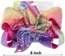 Load image into Gallery viewer, Kalolary Large Hair Bows Alligator Clips Grosgrain Ribbon Hair Barrettes Accessories